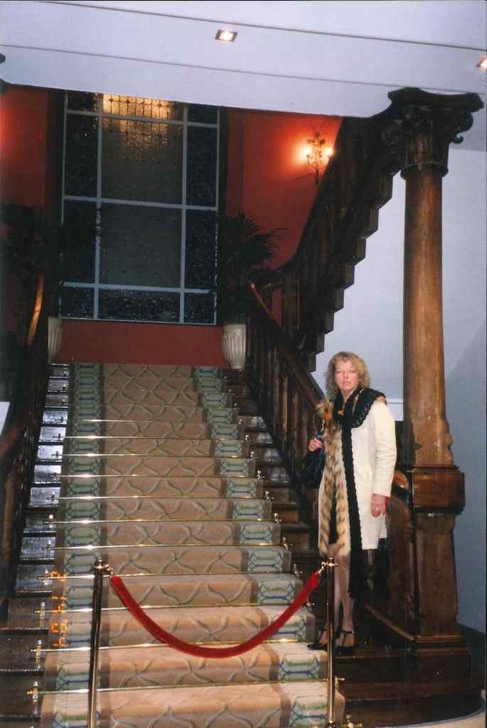 En esta foto se muestra la escalera como se encuentra hoy en día