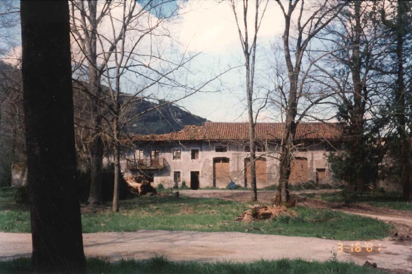 Vista de las caballerizas, que posteriormente fueron demolidas