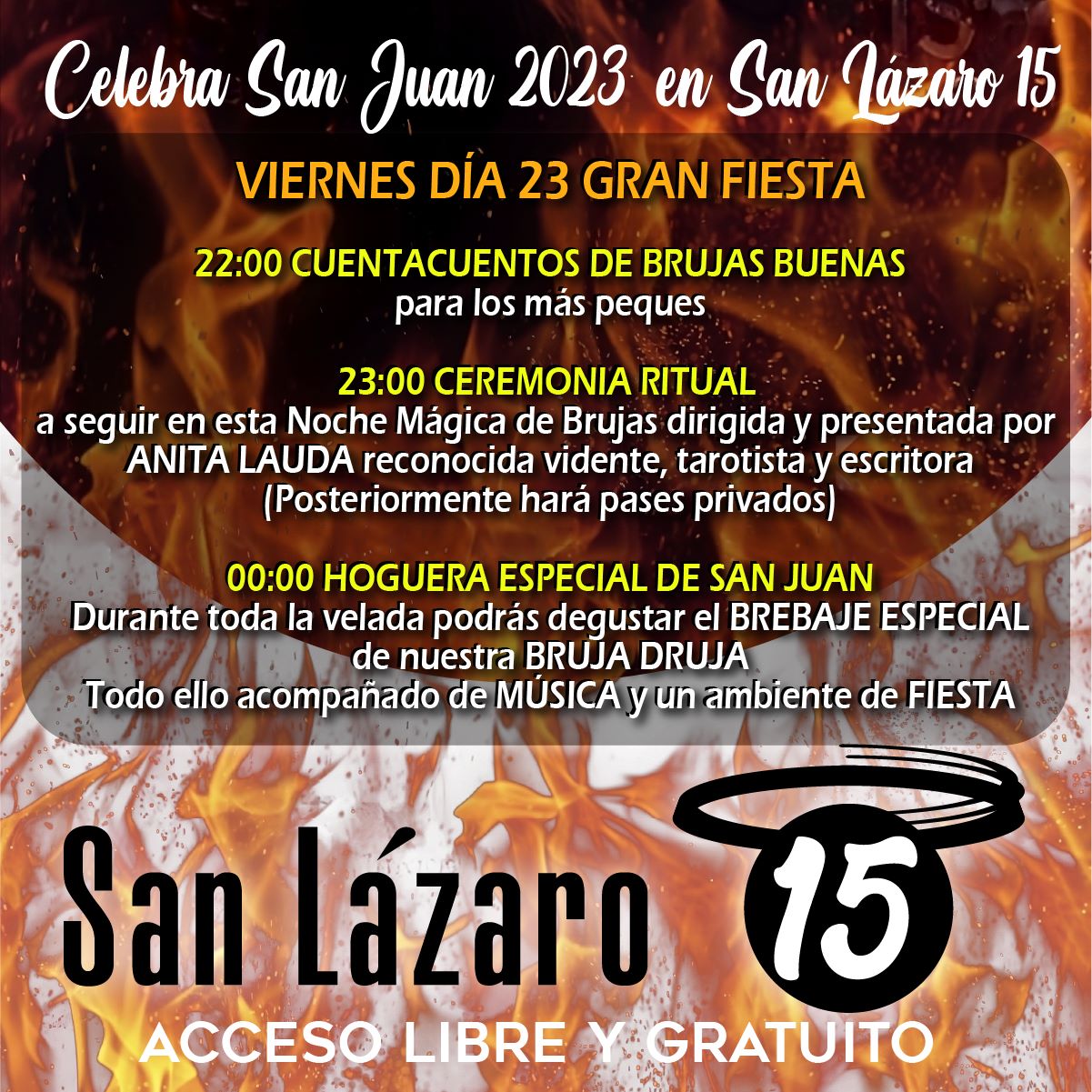 En este momento estás viendo Presentamos las Fiestas de San Lázaro 2023 en Sarón